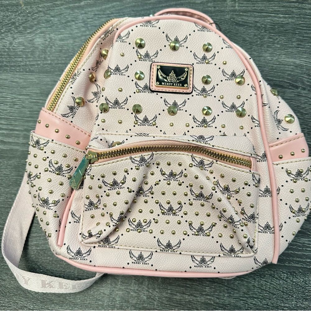 ‎Wendy Keen pink rhinestone backpack
